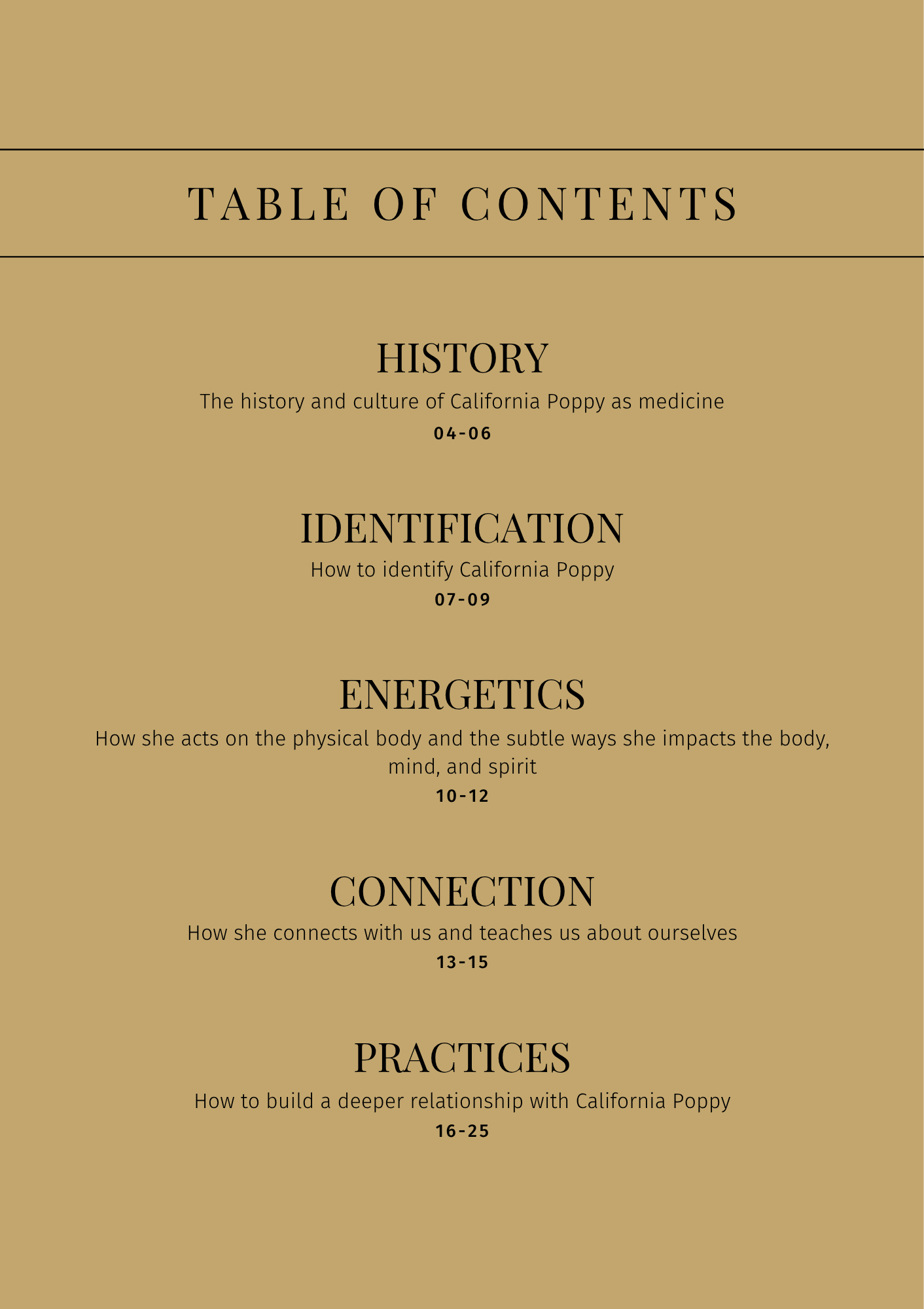California Poppy: Sacred Herbalism Booklet (digital)