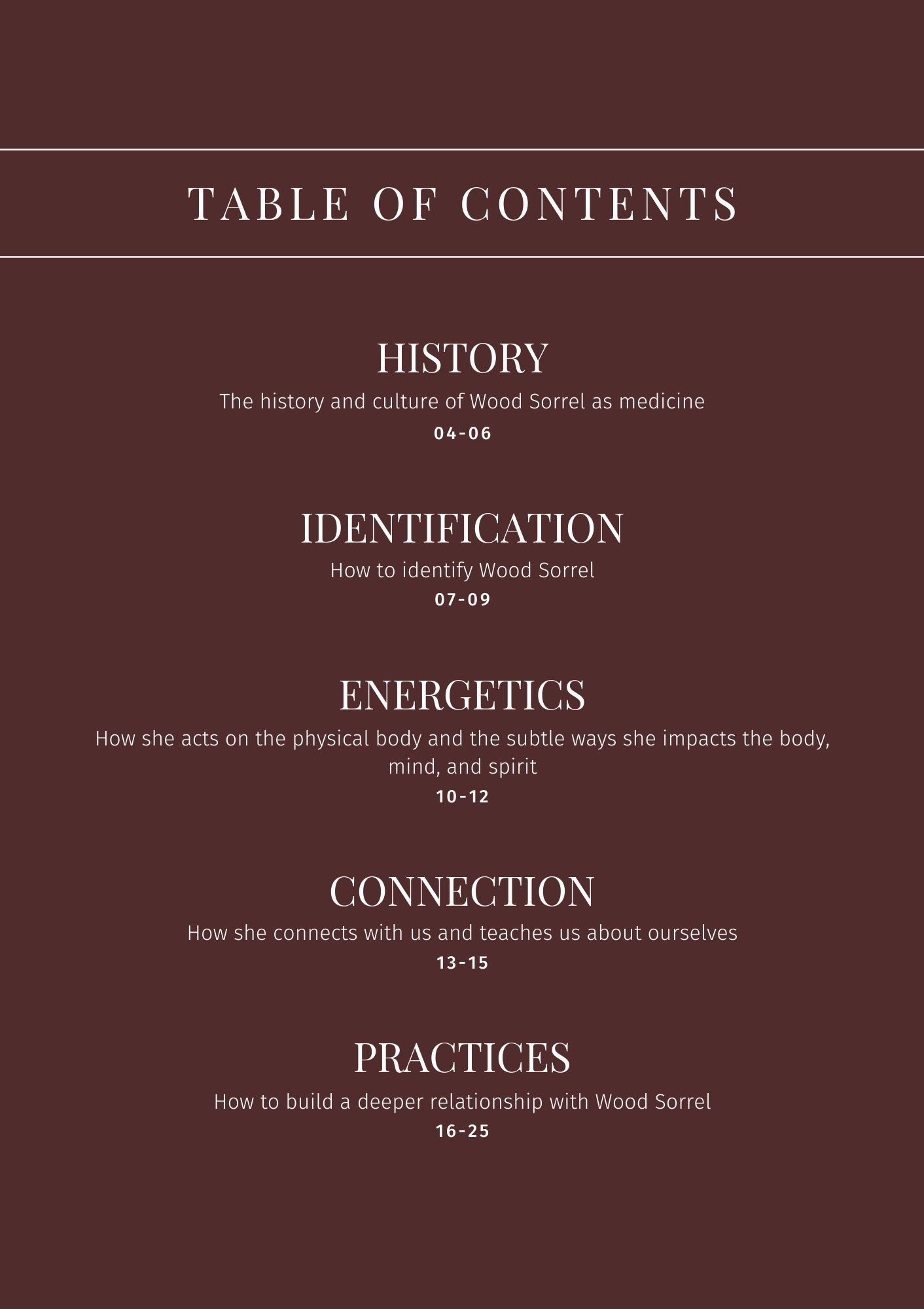 Wood Sorrel: Plant Connection Booklet (digital) - Ministry of Neteru Apothecary