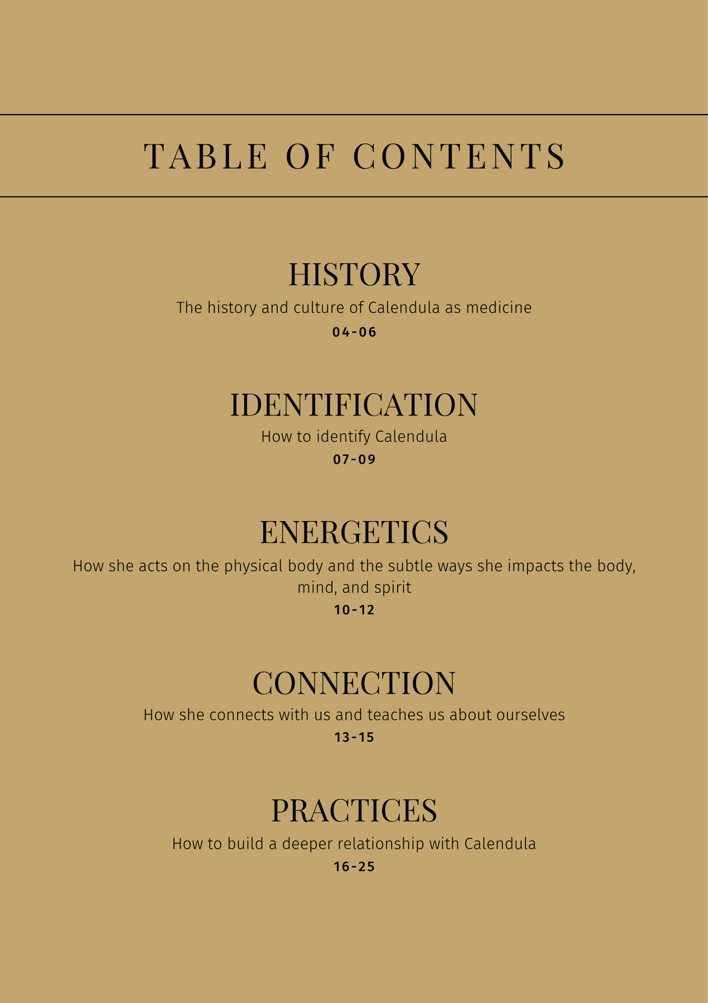 Calendula: Sacred Herbalism Booklet (digital) - Ministry of Neteru Apothecary