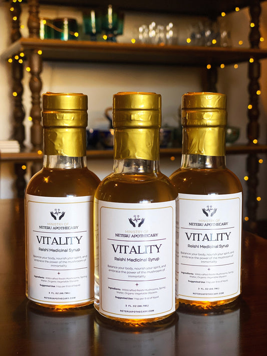 VITALITY: Reishi Medicinal Syrup - Ministry of Neteru Apothecary